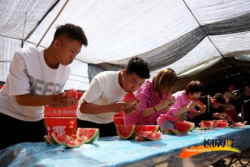 夏日乘凉吃瓜图片高清,乘凉时光的美好瞬间